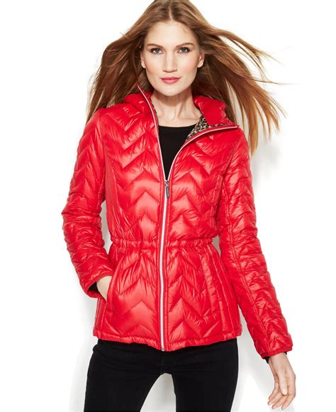 michael kors packable jacket womens sale|Michael Kors puffer jacket macy's.